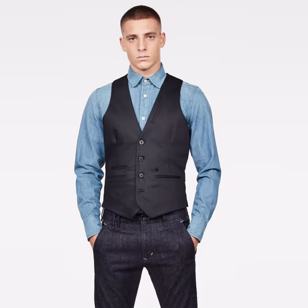 Chaleco Tuxedo elegante: estilo clásico para eventos formales y bodas