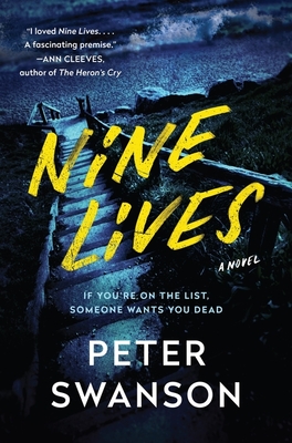 Nine Lives Books – Portada de novela de misterio con gato de nueve vidas