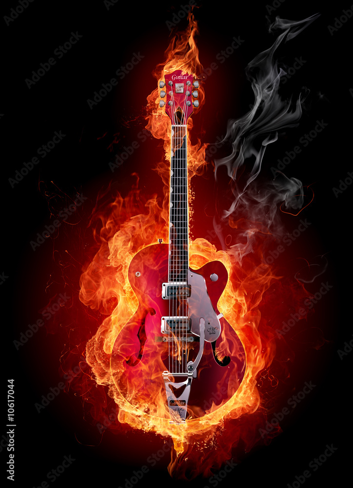 Guitars AFire: Guitares eléctricas de alta energía y estilo rock